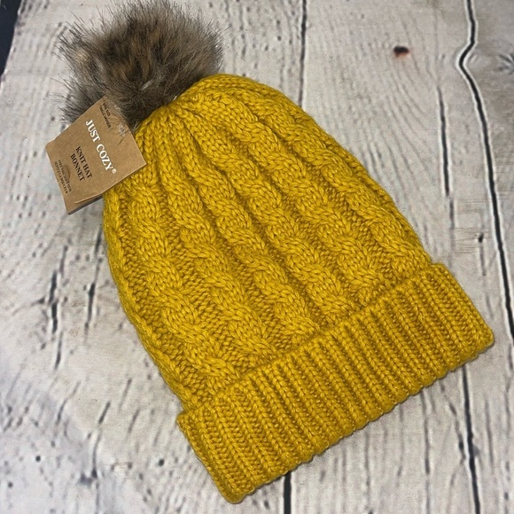 just cozy Accessories - Just cozy knit hat bonnet